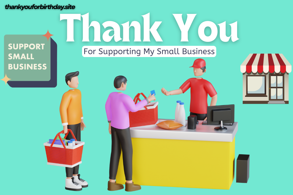 Thank You For Supporting My Small Business